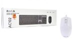 کیبردموس سیم دار سفید AC-102 AULA - تصویر 5