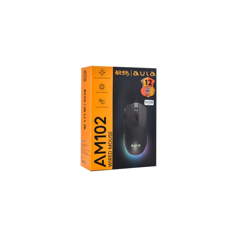 am102-1 موس سیم دار AM-102 AULA LED - تصویر 1