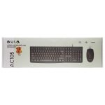 کیبردموس سیم دار سفید AC-105 AULA