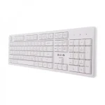 کیبردموس سیم دار سفید AC-105 AULA - تصویر 3
